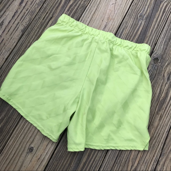 Nike Chartreuse Green Shorts - Picture 6 of 6